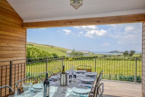 Outdoor dining area