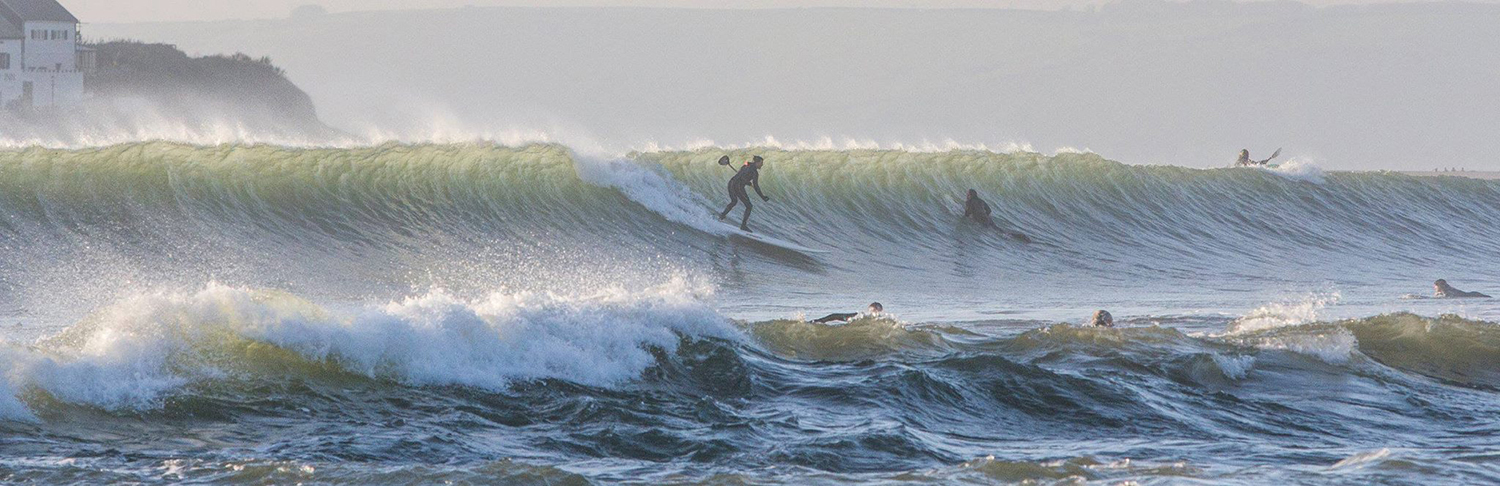 big surf wave